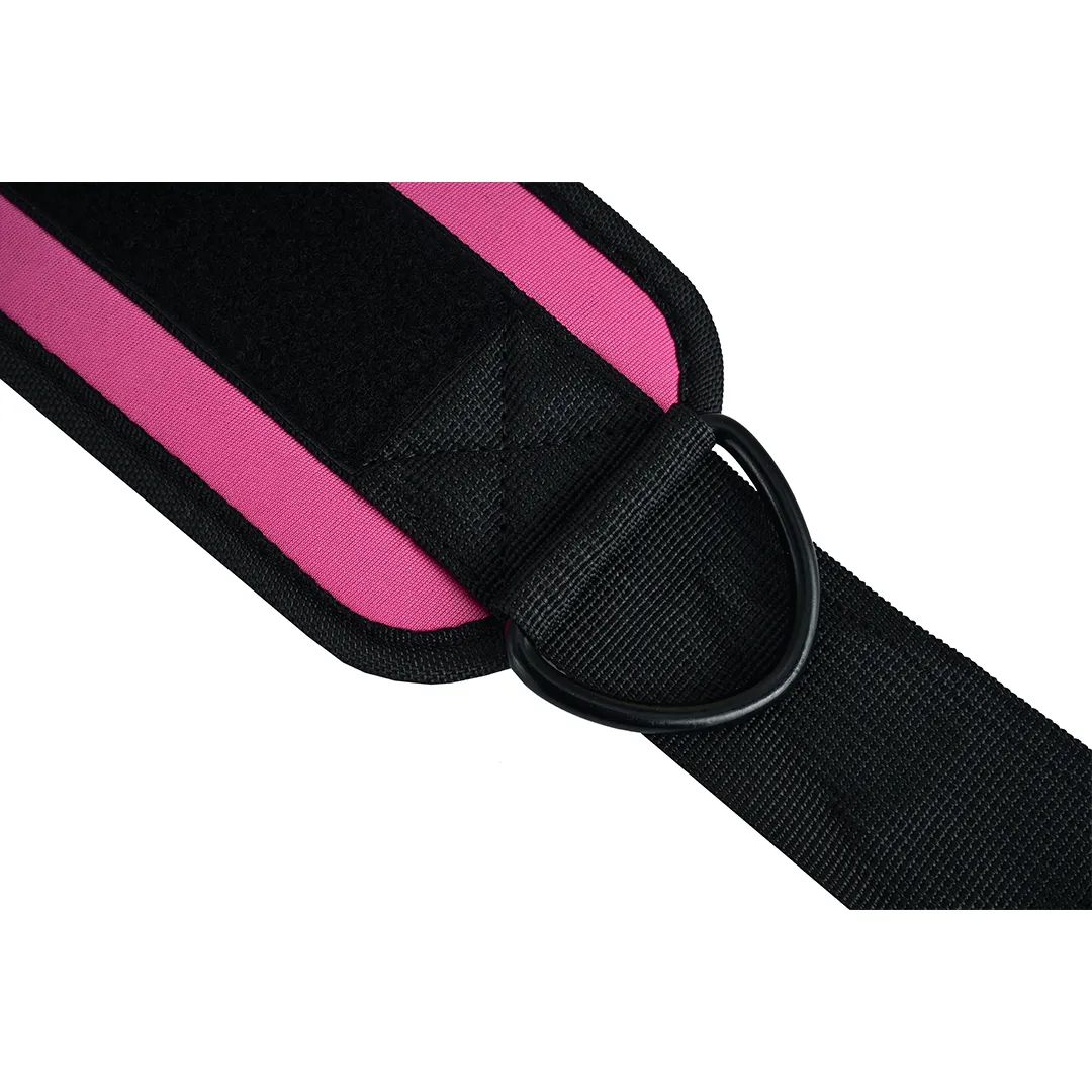 ankle straps, pink