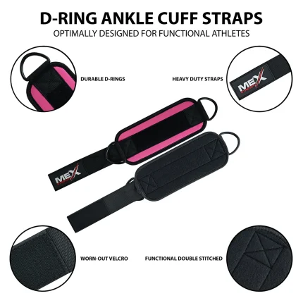 ankle straps, pink
