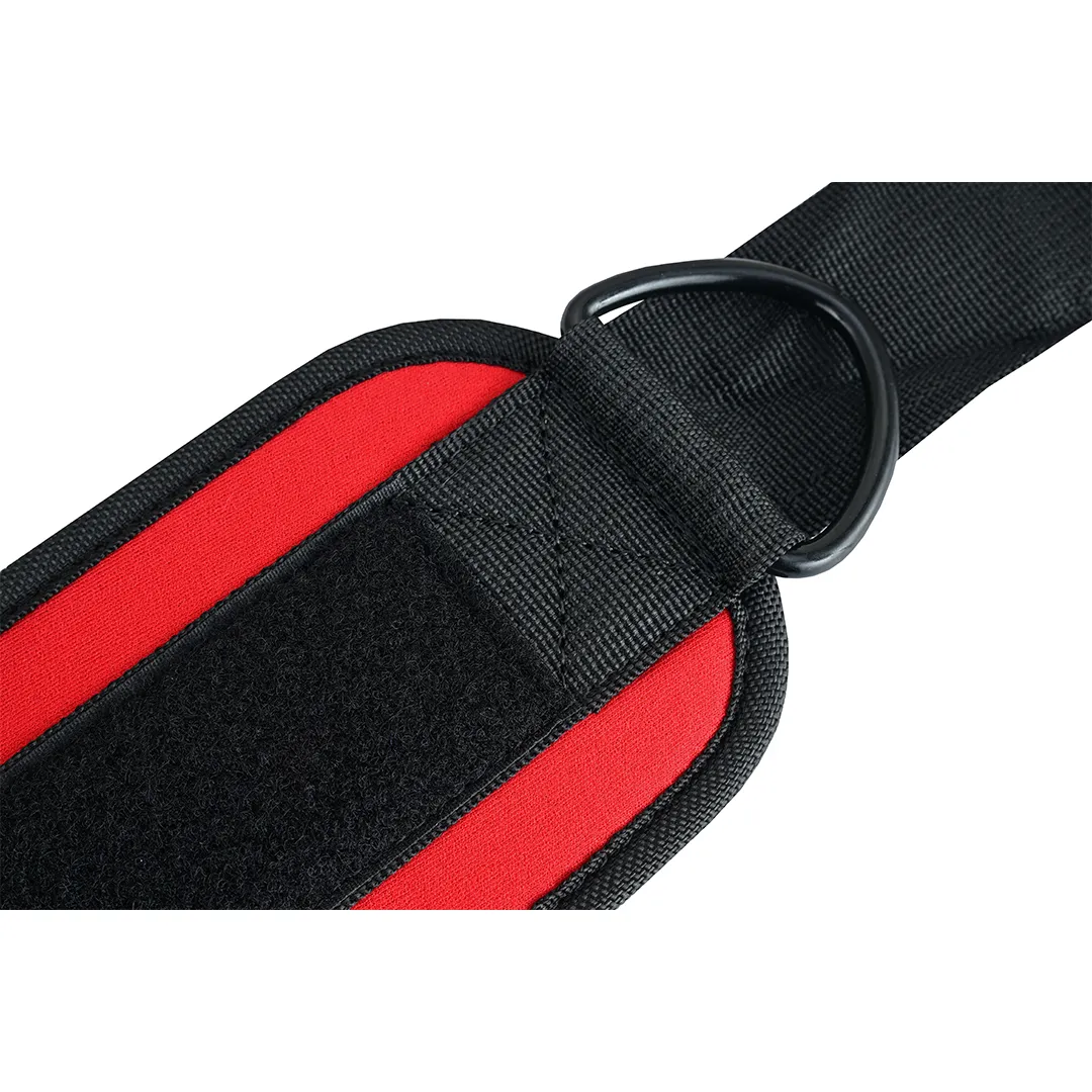 ankle straps, red