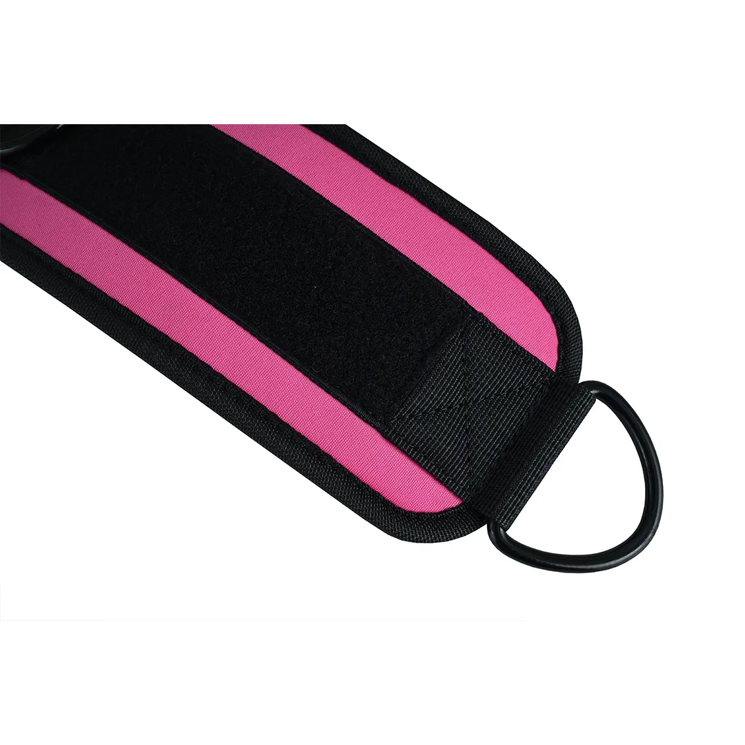 ankle straps, pink