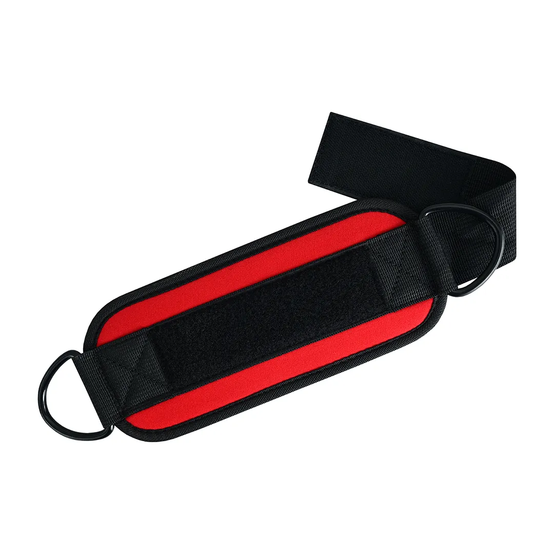 ankle straps, red