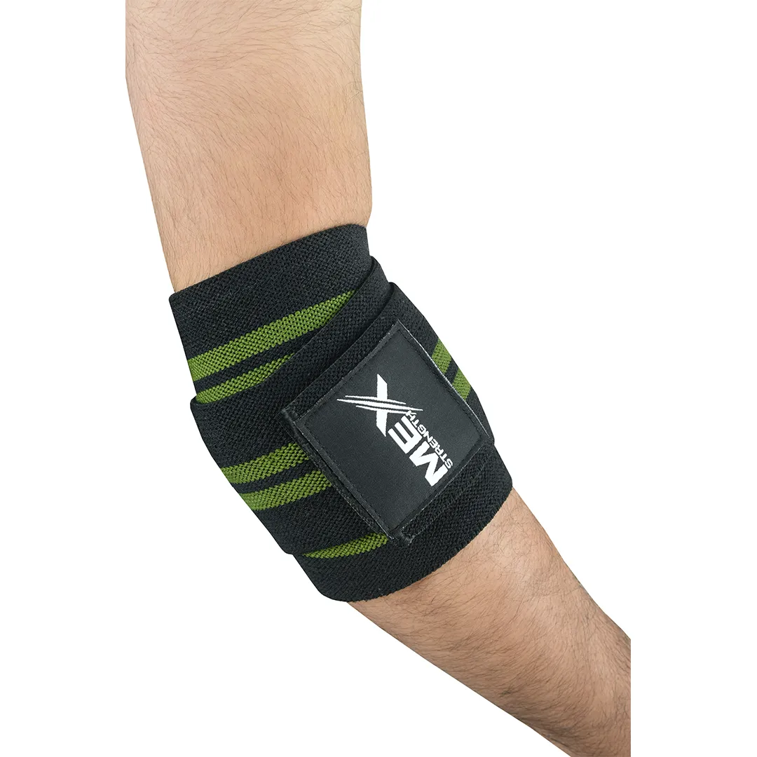 elbow wraps, green