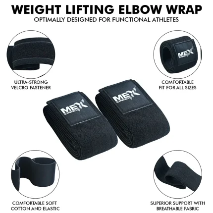 elbows wraps, black