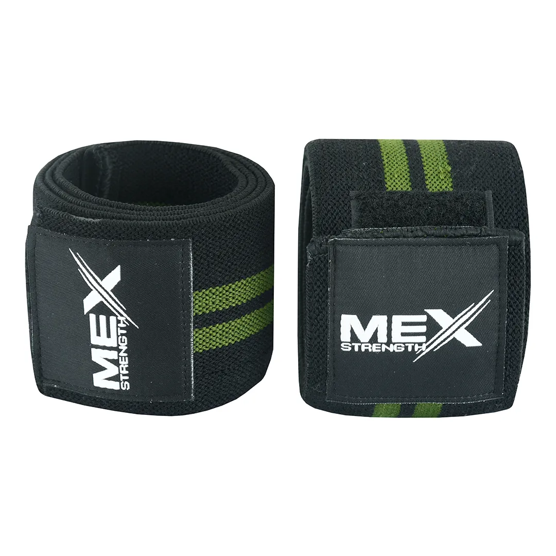 elbow wraps, green