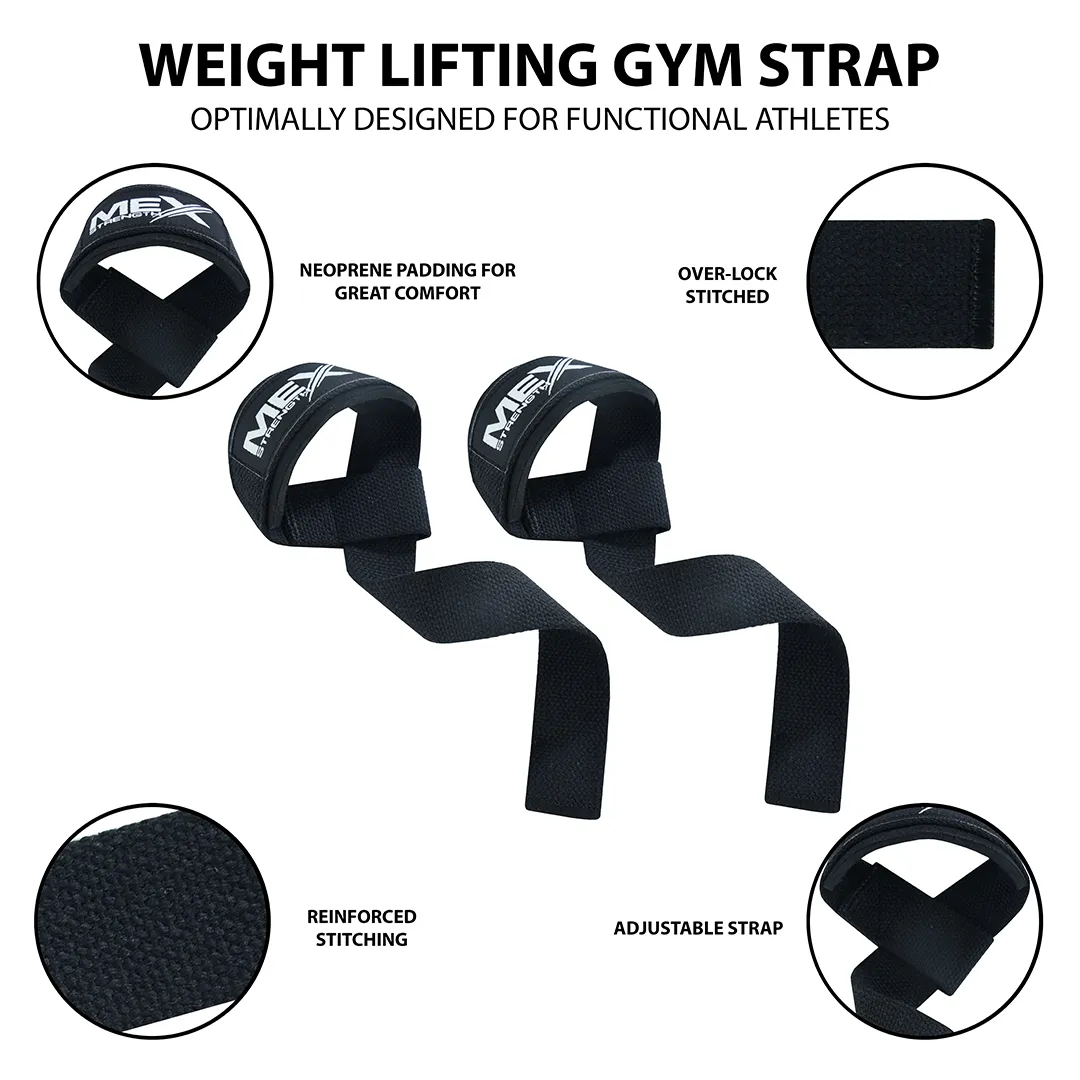 lifting straps, red