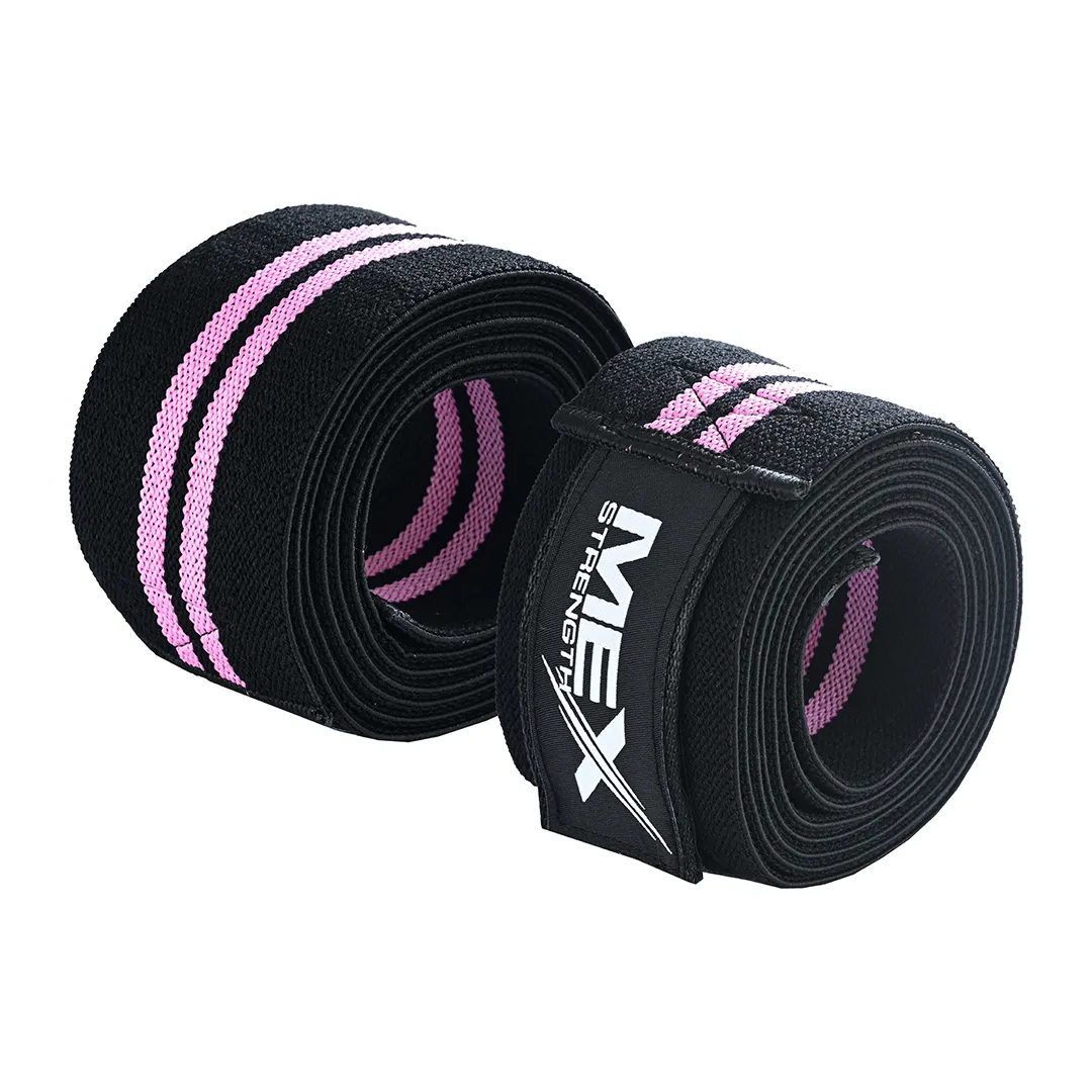 knee wraps, pink