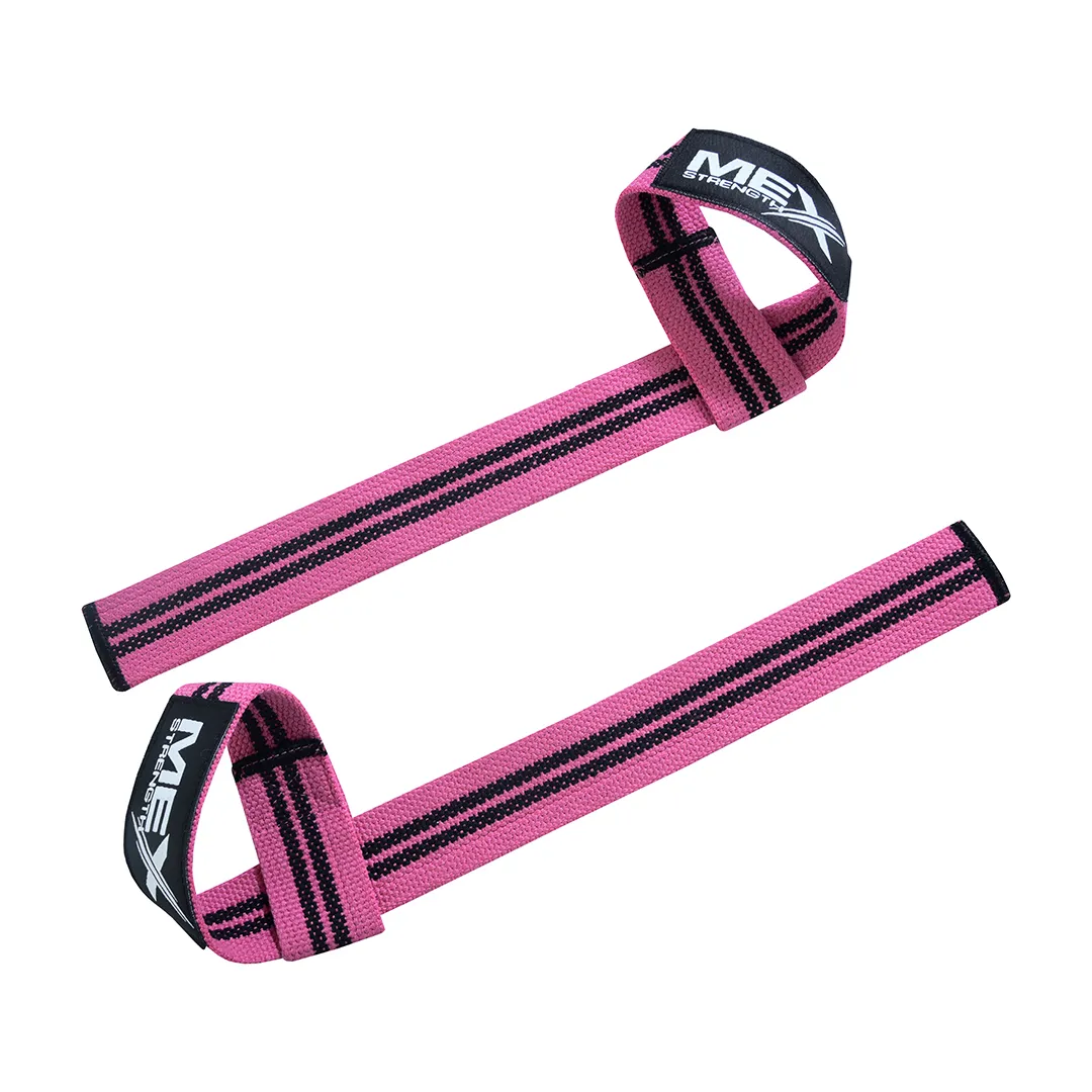 lifting straps, pink