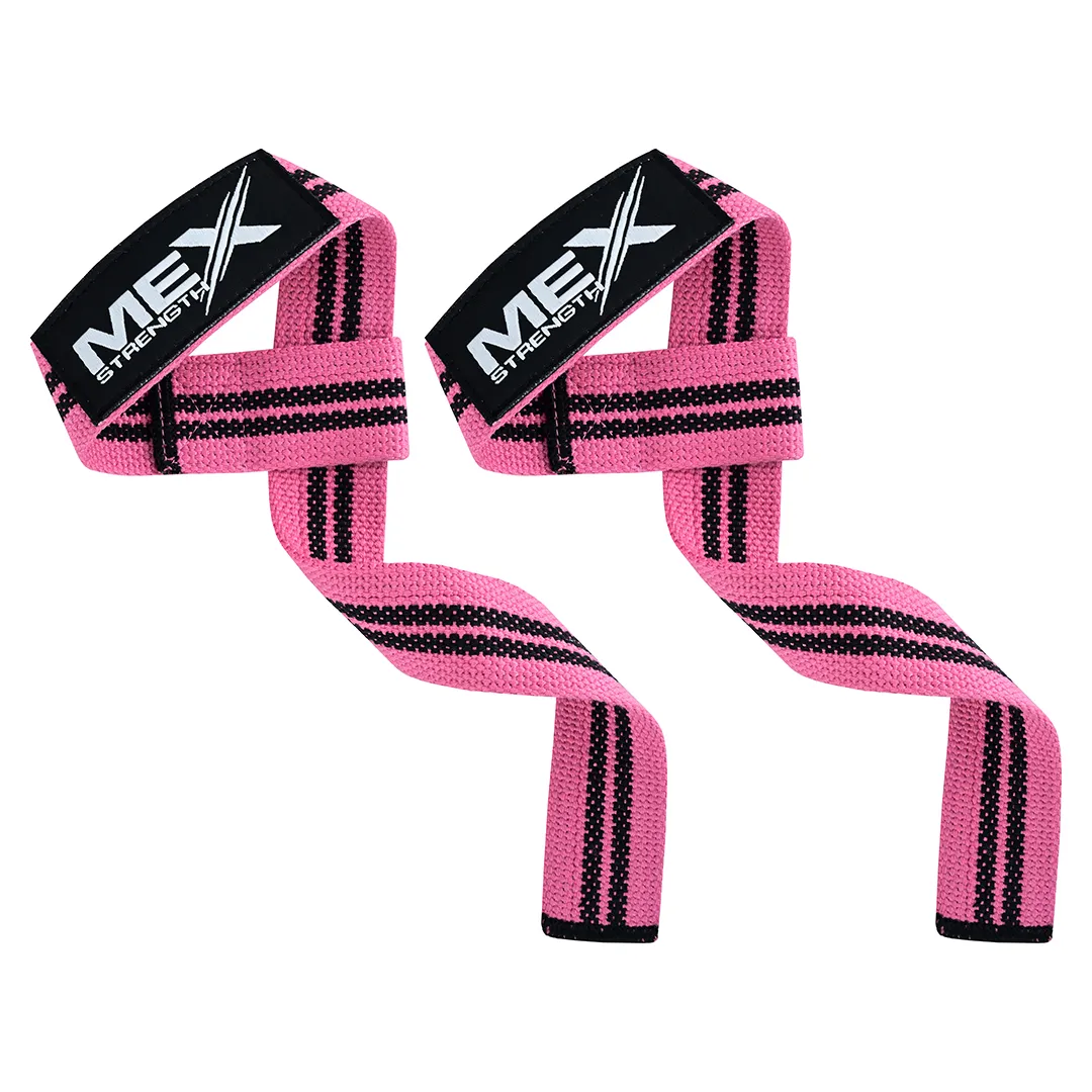 lifting straps, pink