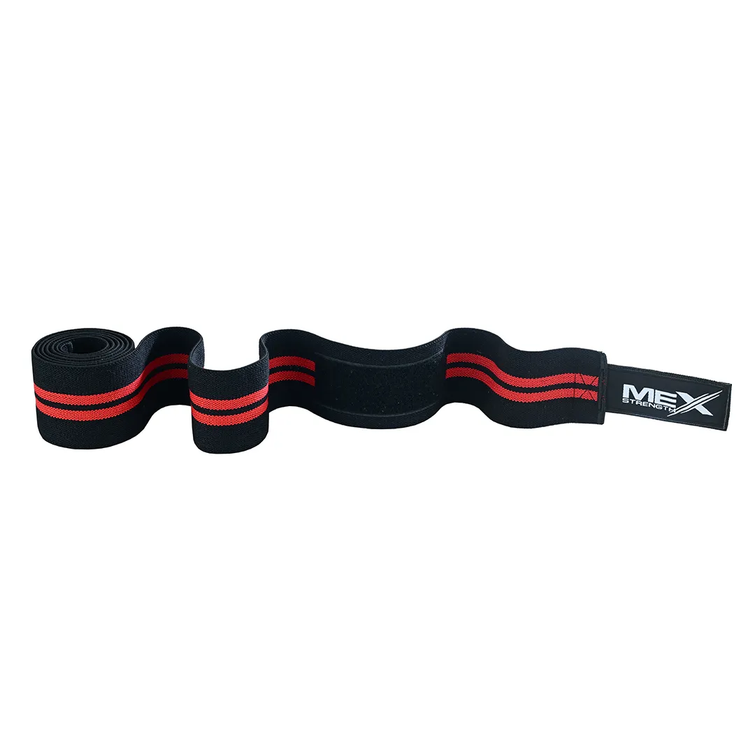 knee wraps, red