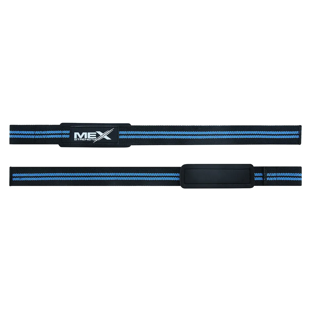 lifting straps, blue
